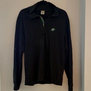 Dallas Stars Black Quarter-Zip Pullover